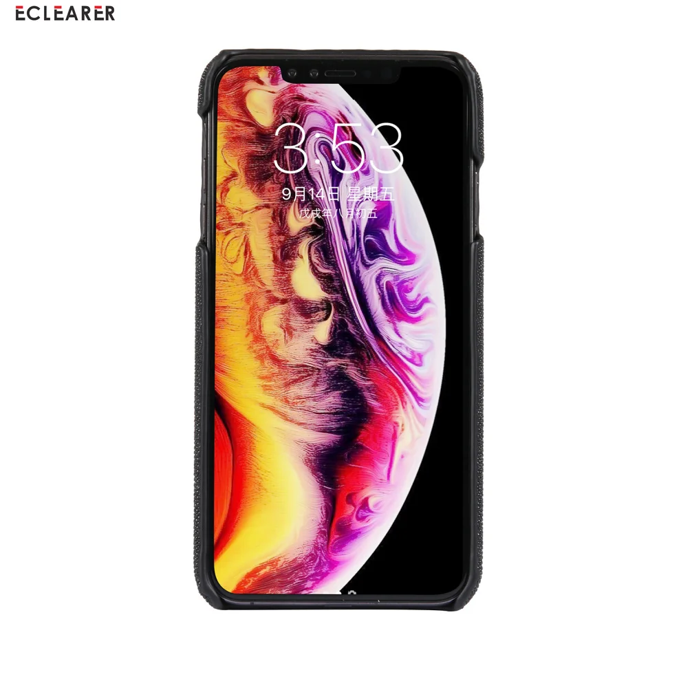 Модный кожаный чехол с натуральным жемчугом и рыбьей кожей для iPhone XS MAX/XR, задняя крышка, Роскошный кожаный чехол для iPhone XR XS MAX