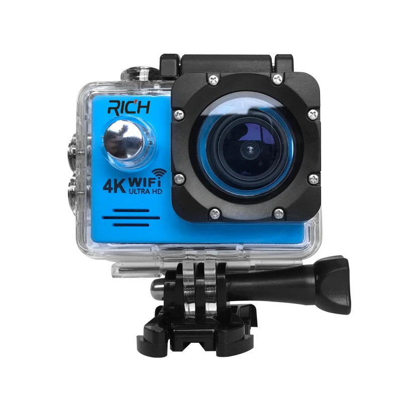 RICH J7000 4K Action Camera WiFi Ultra HD 4K Underwater 30M Outdoor Sports Camera 2.0" LCD 1080p 60fps Camera