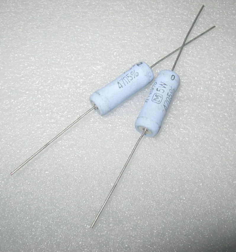 

100% New and original 5W 47R Fever resistance pure copper foot Resistance dimension 8*24MM
