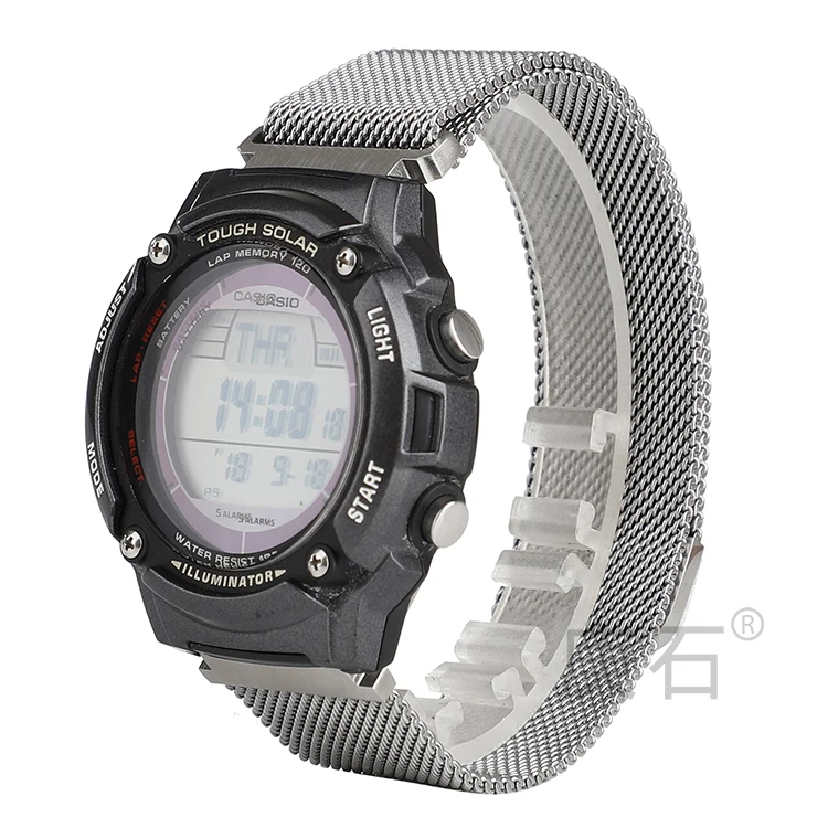 Ремешок для часов Milanese Loop из нержавеющей стали 18 мм ремешок Casio G Shock с