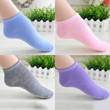 1 пара Женские Носки Для Йоги Нескользящие силиконовые тренажерный зал Пилатес детские колготки Фитнес спортивные дышащие хлопковые носки эластичность 5 цветов