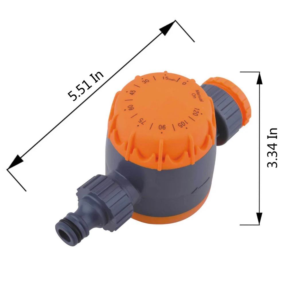 Автоматический механический контроллер орошения контроллер полива сада дома полива таймер 120 минут воды потока полива таймер
