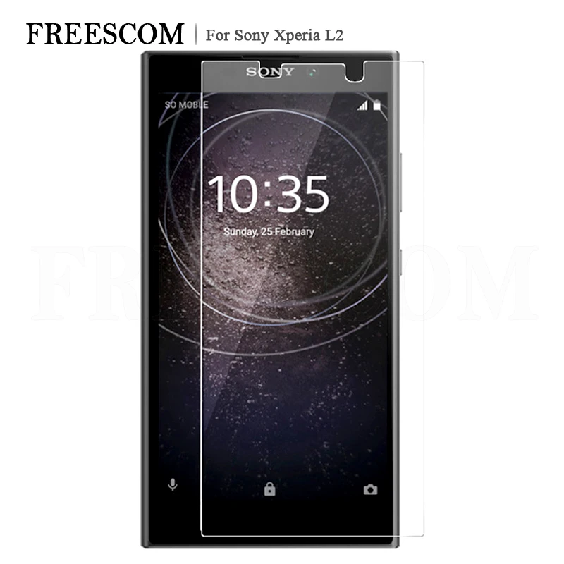 

2Pcs For Sony Xperia L2 9H Tempered Glass Screen Protector For Sony Xperia L 2 Explosion-proof Protective Film For Xperia L2