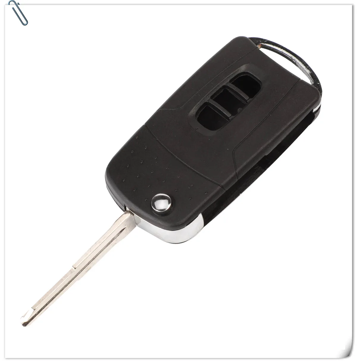 Keyforkess nuovo aggiornamento Flip Car Key Case per Chevrolet Captiva 2/3 pulsanti modificato pieghevole chiave vuota Shell Cover -