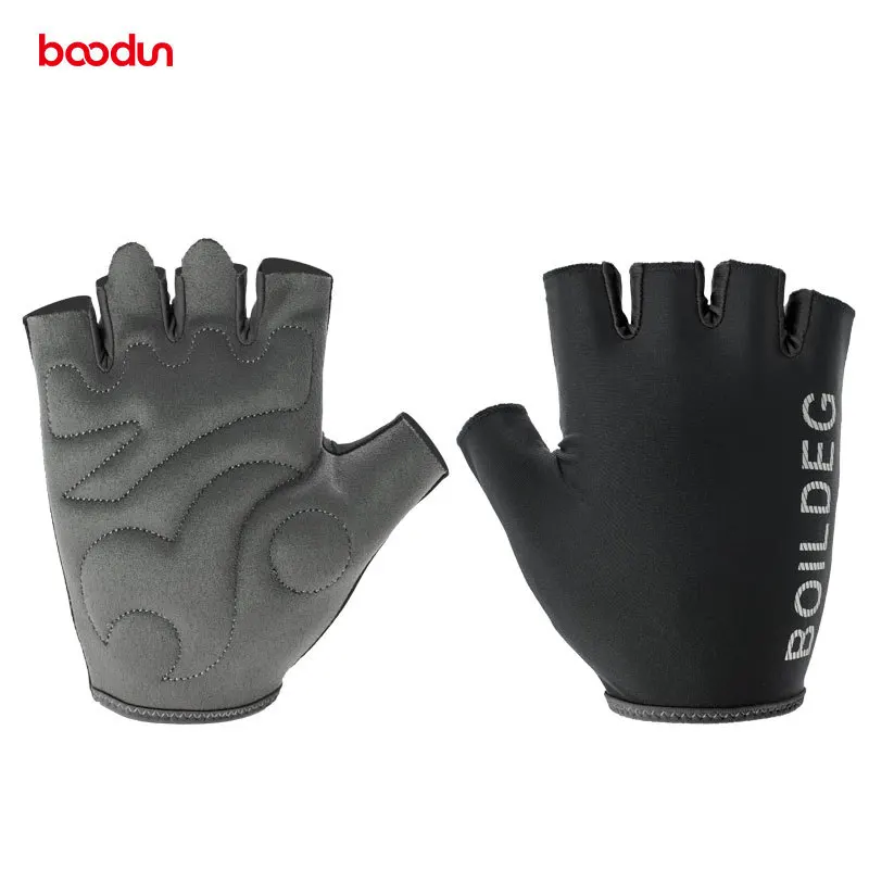 BOODUN Men Women Half Finger Cycling Gloves MTB Bike Anti-Static Washable Breathable Soft Rainproof Non-Slip Shockproof Gloves BOODUN Men Women Half Finger Cycling Gloves MTB Bike Anti-Static Washable Breathable Soft Rainproof Non-Slip Shockproof Gloves