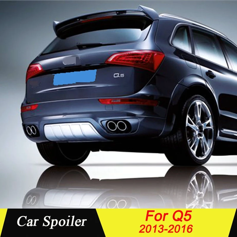 

Fit for Audi Q5 2013 2014 2015 2016 FRP Material car tail wing decoration rear trunk spoiler for Audi Q5