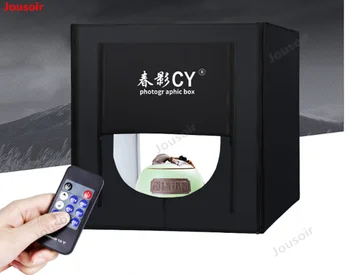 

LED studio fill light mini photo photography box professional 50cm indoor still life shooting softbox products shooting CD50 T03