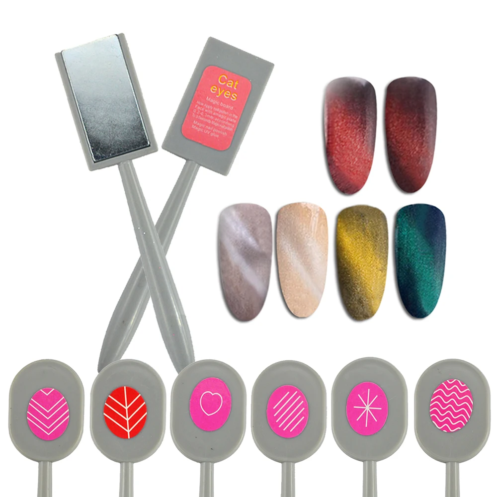 

1pcs Nail Art Magic Magnet Stick For 3D Magnetic Cat Eye Nail Tips Gel Polish Professional DIY Nail Art Tool LA01-10