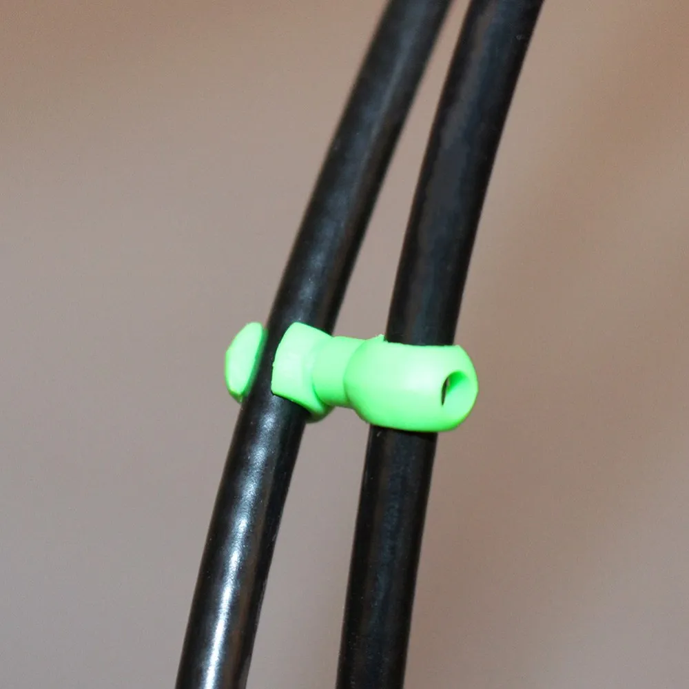 10 шт. линии велосипед тормоза трубы S Тип горный велосипед кабель Корпус шланг руководство клипы Велоспорт переключатель кабель пряжки застежка