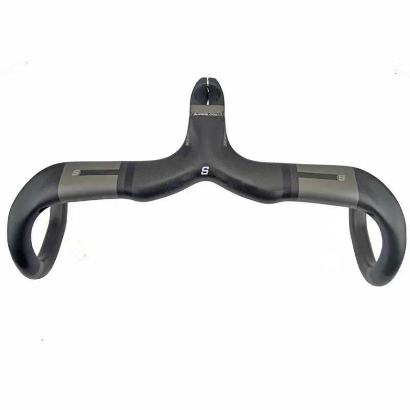 New Superlogic Carbon Road Bicycle Handlebar Integrated With Stem Road