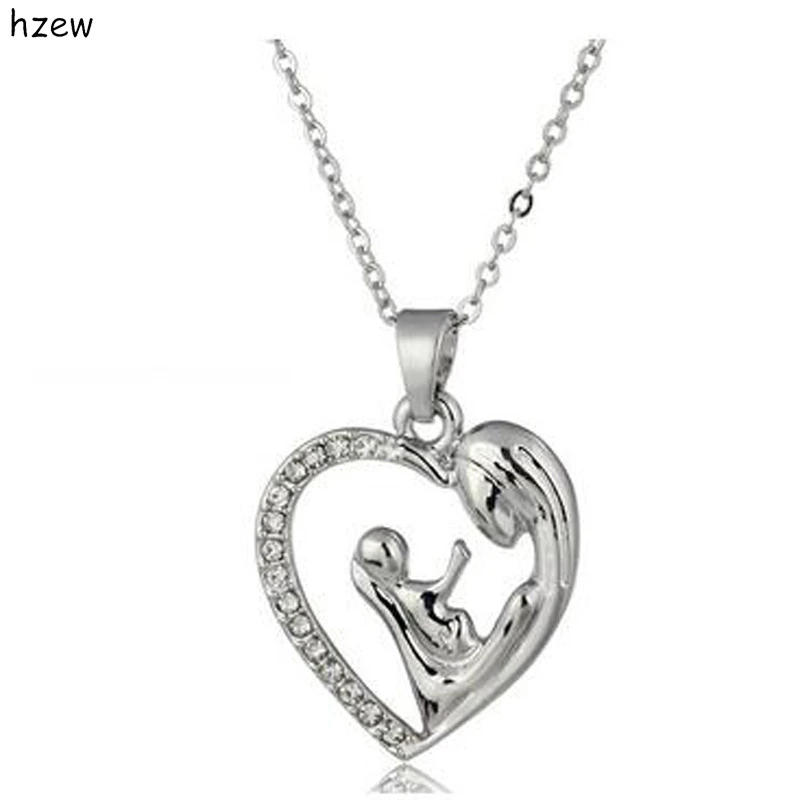 mom and baby necklace