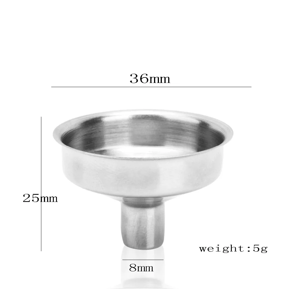 Воронка Из Нержавеющей Стали, маленькая, узкая Воронка для бедер, фляжка для бара, виски, вина, фильтр, мини масляные воронки, 100 шт