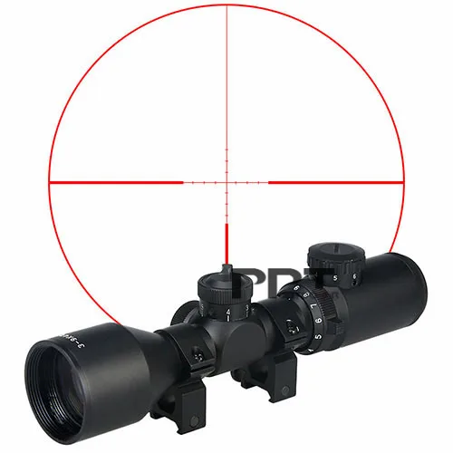 Vermelho para Desporto ao ar Chegada Nova Rifle Scope Iluminado Mil-dot Livre Uso Pp1-0274 Ppt 3-9x42 12 Lunetas Riflescopes
