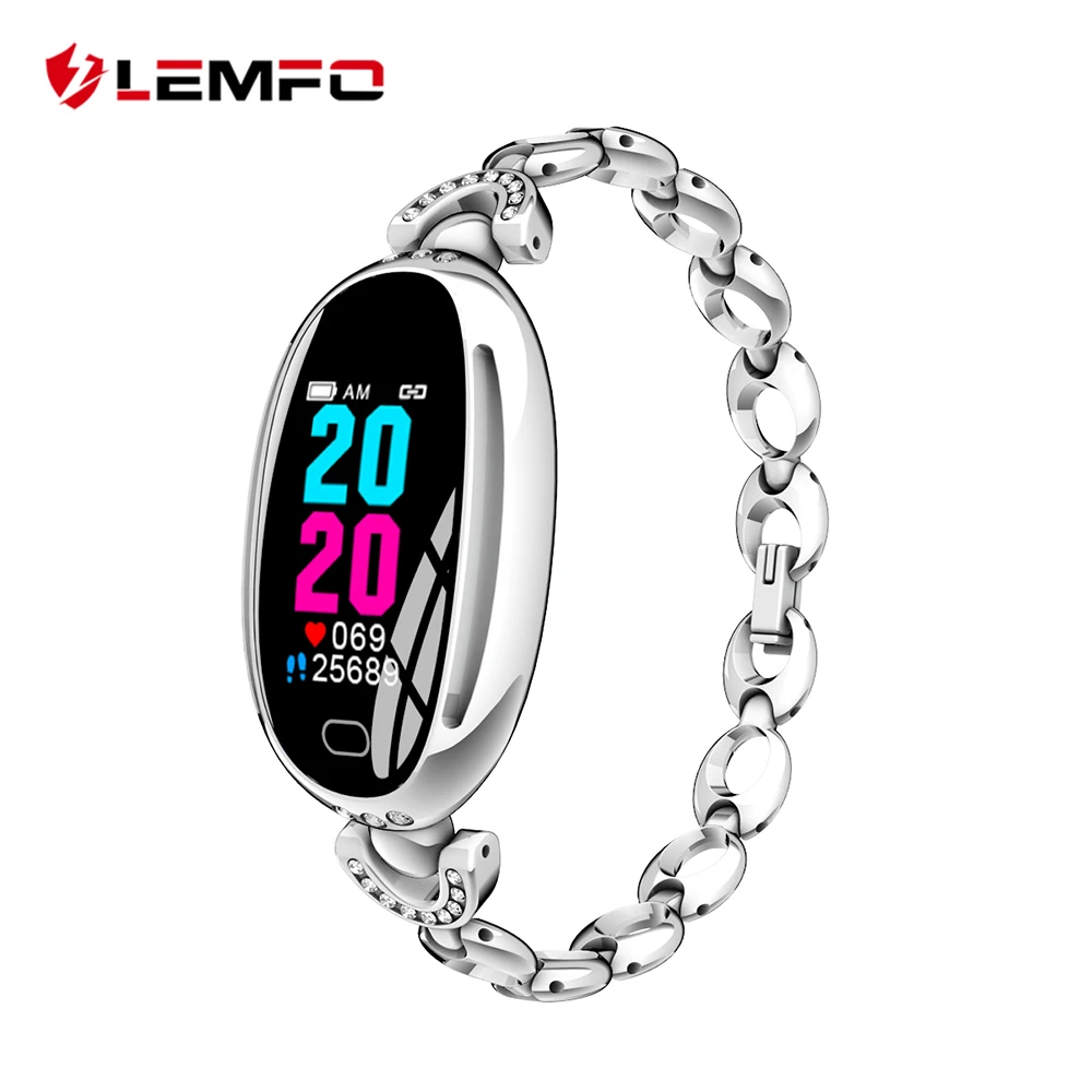 LEMFO E68 Смарт часы для женщин 0 96 дюймовый монитор сердечного ритма IP67