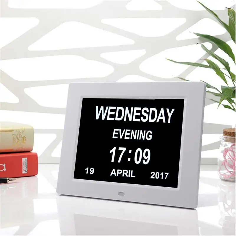 8 Inch Led Digital Alarm Clock Wall Mount Desktop Calender With Uk 8 Inch Led Digital Alarm Clock Wall Mount Desktop Calender With Uk Plug In Clocks From Home Garden On Aliexpress Alibaba Group