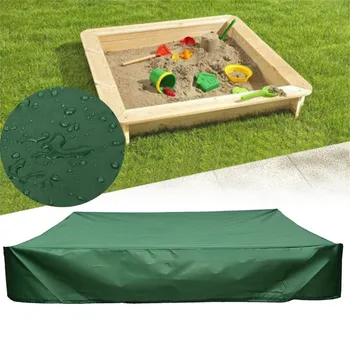 

Oxford Cloth Dust Cover 120/150/180/200cm Drawstring Sandbox Sandpit Dustproof Cover Canopy Waterproof Shelter Garden Farm#Y20