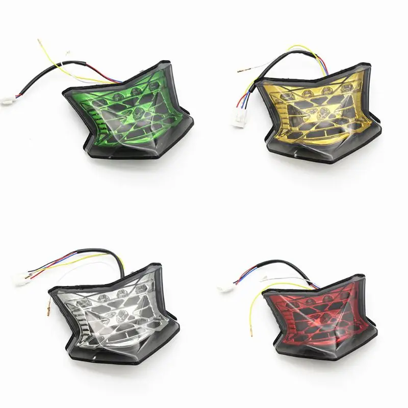 

Hot Motorcycle Integrated LED Tail Light Brake Stop Light Turn Signals For Kawasaki Taillight Z650 Z900 NINJA 650 ABS 2017 2018