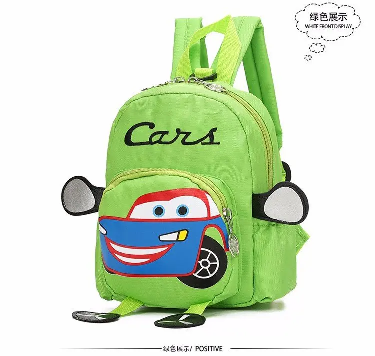 Детская сумка с изображением машинки Диснея, школьный мини-рюкзак с защитой от потери, сумка для подгузников для мальчиков и девочек, сумка для детских подгузников, женская сумка на плечо, Первичная - Цвет: 4