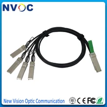 2 шт./лот, 40G QSFP до 4 SFP+ 7M AWG24 пассивный прямой прикрепляемый медный Twinax DAC кабель, QSFP-4SFP10G-CU7M 40G QSFP до 4SFP AWG28 DAC