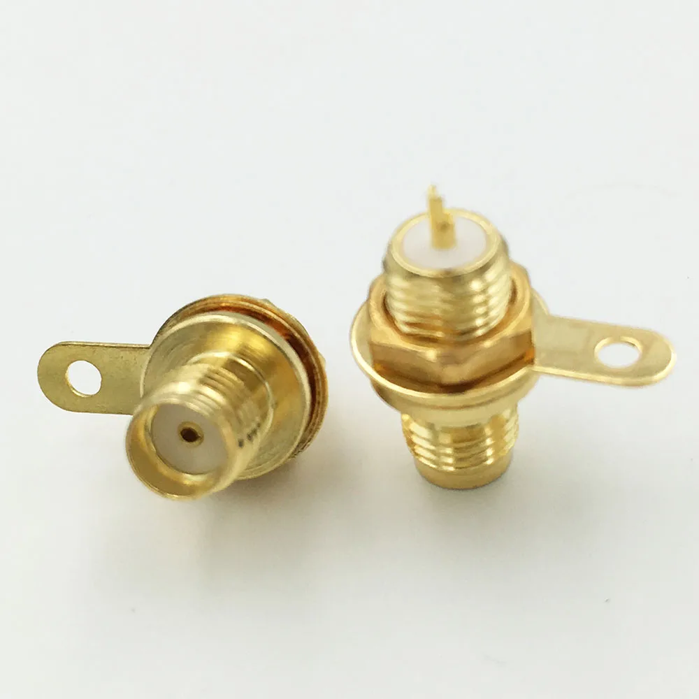 Латунный разъем SMA Гнездовой с гайкой 10 шт.|mount connector|l connectormount handle |