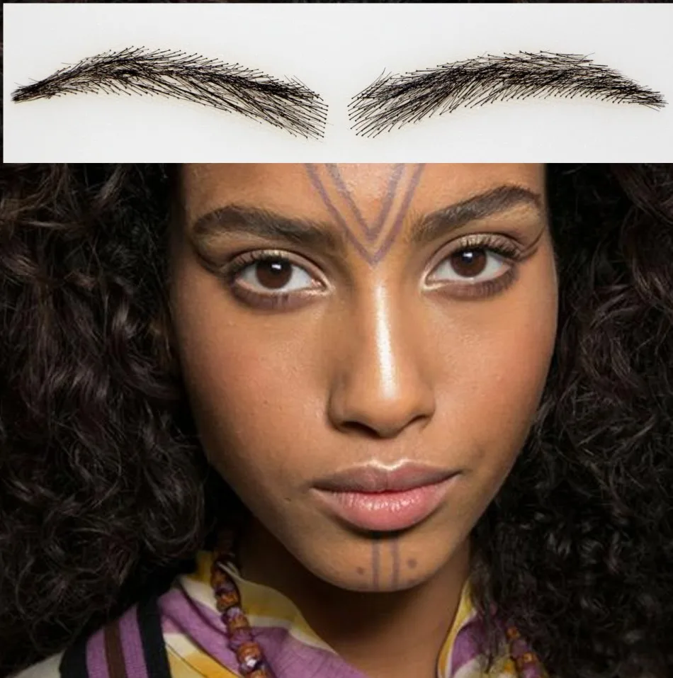 Buy 2017 Promotion New Arrival Natural Sobrancelha Angela Eyebrow Free Shipping