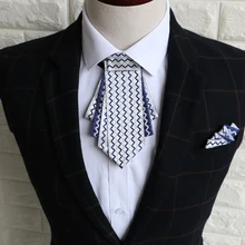 Элегантный мужской женский эластичный галстук-бабочка Свадебная деловая Вечеринка шейный галстук-платок Британский галстук-бабочка Жених клетчатый полосатый галстук с принтом