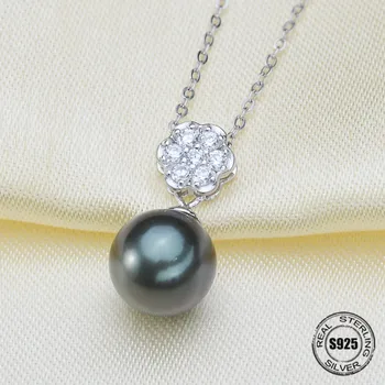 

Free Shipping Special Offer 925 Sterling Silver Pearl Pendant Necklace Pendant Findings Jewelry Parts Fittings Women Accessories