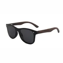 BerWer деревянные солнцезащитные очки из бамбука Для мужчин Для женщин зеркало UV400 солнцезащитные очки натурального дерева ноги Sunglases