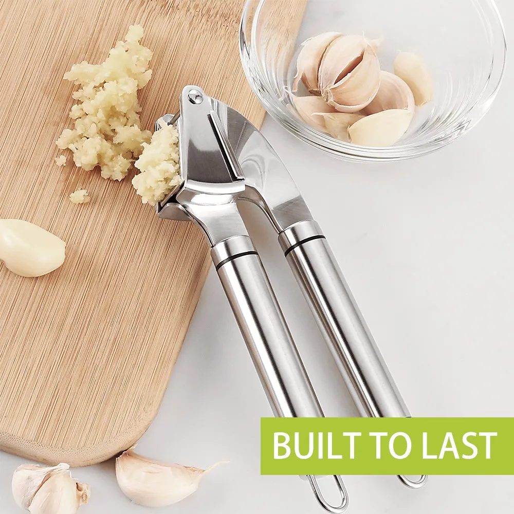 Zanmini Stainless Steel Garlic Press Fruit & Vegetable Tools New Eco Friendly Garlic Press