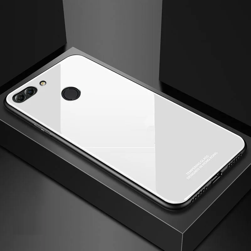 SemgCeKen роскошный оригинальный жесткий стеклянный зеркальный чехол для huawei honor 9 lite