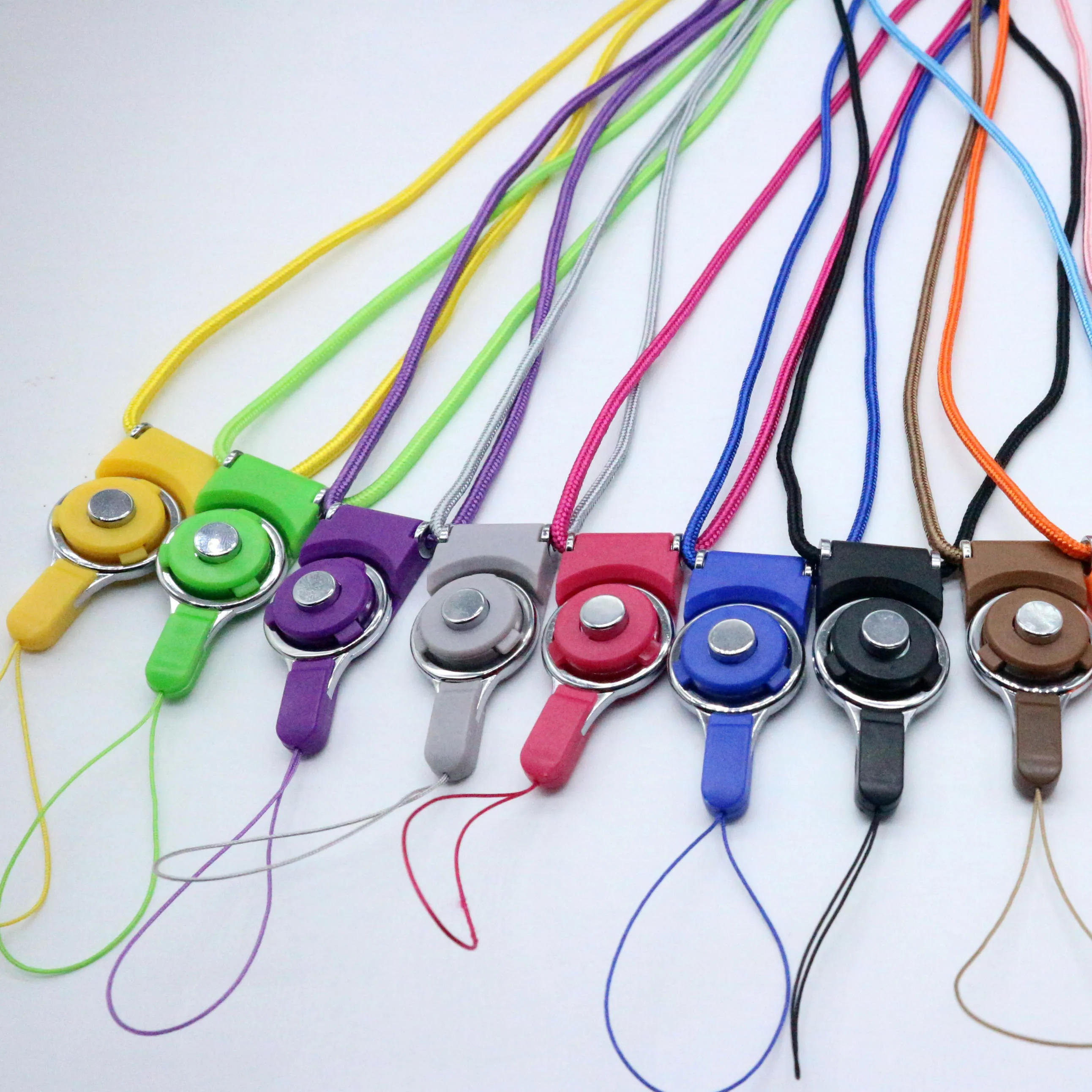2 قطعة/الوحدة 2 في 1 الرقبة الحبل ل مفتاح حلقة ID بطاقة USB شارة حامل DIY شنق حبل كاميرا المحمول شريط لتعليق الهاتف المحمول