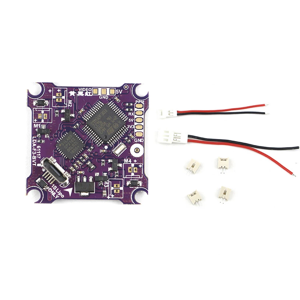 Kingkong плата управления полетом F3 + VTX с начесом ESC PCB для Tiny6 Tiny7 RC Racing Quadcopter DIY Drone FPV