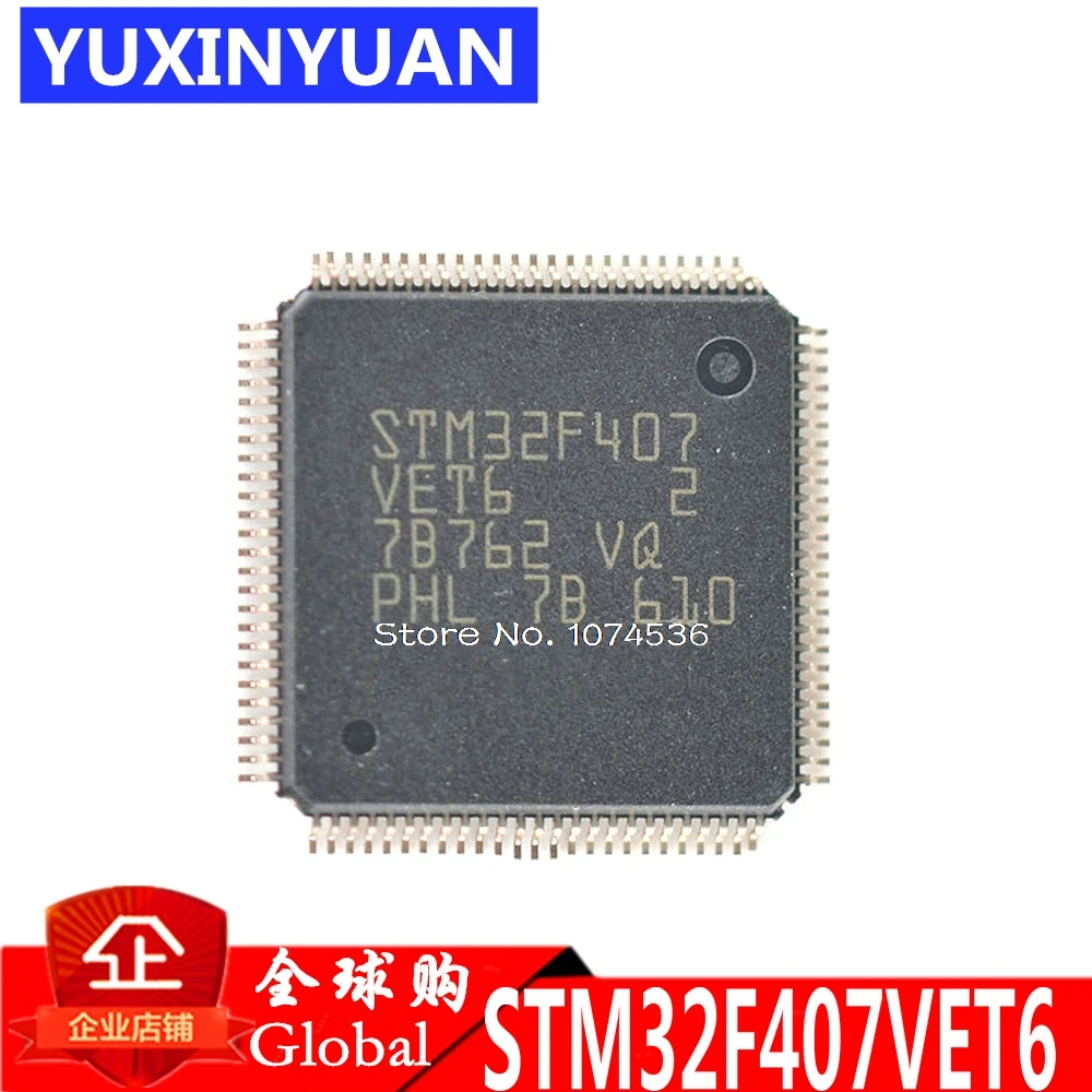 10 шт./лот STM32F407VET6 STM32F407 микроконтроллер патч чипа 32 бит 512 k flash LQFP100|lot lot|lot patchp p |