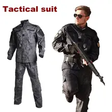 Военная Униформа рубашка+ брюки для улицы страйкбол Пейнтбол Мультикам Тактический Ghillie костюм камуфляж армейская Боевая охотничья одежда