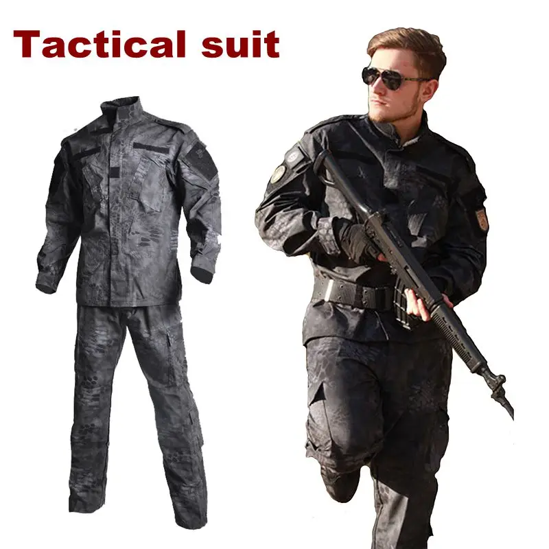 Outdoor Airsoft Paintball Multicam Tactical Ghillie Suit Camouflage Army Combat Hunting Clothes Military Uniform Shirt + Pants | Спорт и