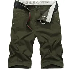 Летние брюки-карго 30-42 шорты милитари Хлопковые фирменные носки прямое длины до колена Для мужчин шорты пляжный однотонный Для Мужчин's Рубашки домашние