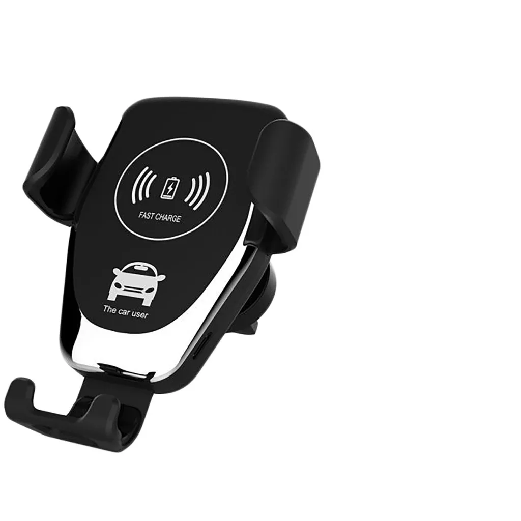 

Fashion Charging Dock Cradle Charger Qi Wireless Automatic Clamping QC3.0 Fast Car Charger Air Vent Mount Holder 10W