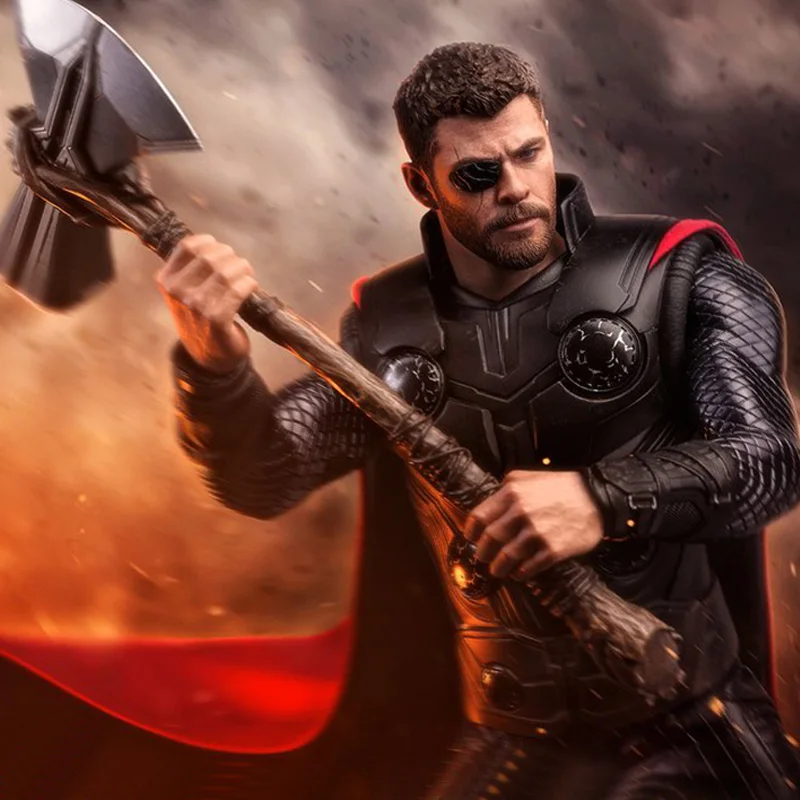 

PU Toy Cosplay Weapons 1:1 Thor Axe Hammer 73cm Cosplay Weapons Movie Role Playing Thor Thunder Hammer Axe Stormbreaker Figure M