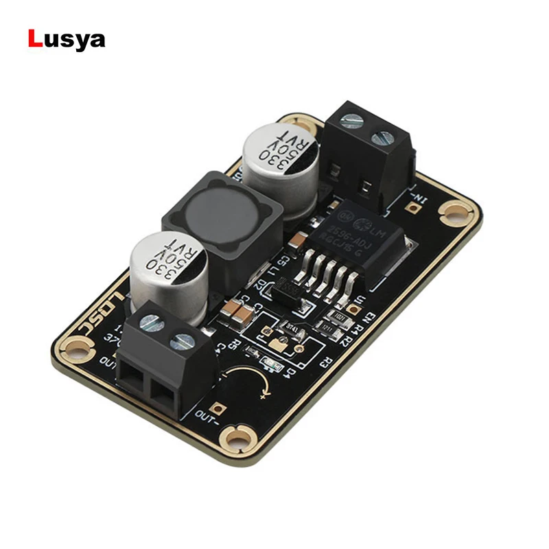 

DC7V-40V to DC5V LM2596-ADJ Step Down Power Supply Module 3A Voltage Regulator Module 5V Fixed Output T0094