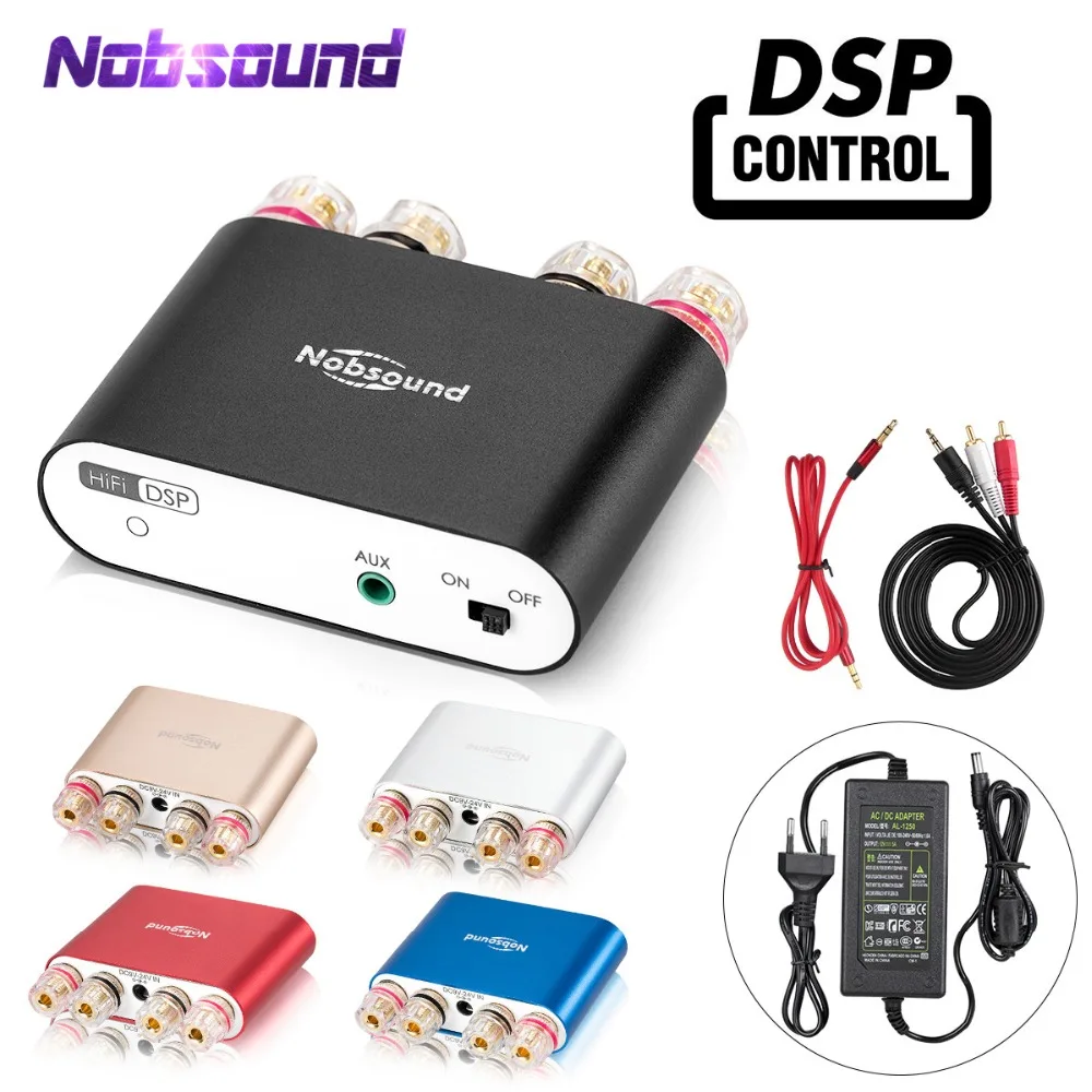 Цифровые стереоусилители Nobsound PRO Hi Fi DSP мини Bluetooth 5 0 усилитель мощности для