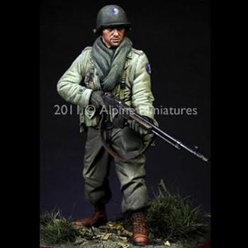 

1/16 Resin Figure Soldier American Gunner Cannes 29th Infantry Division with Two Heads