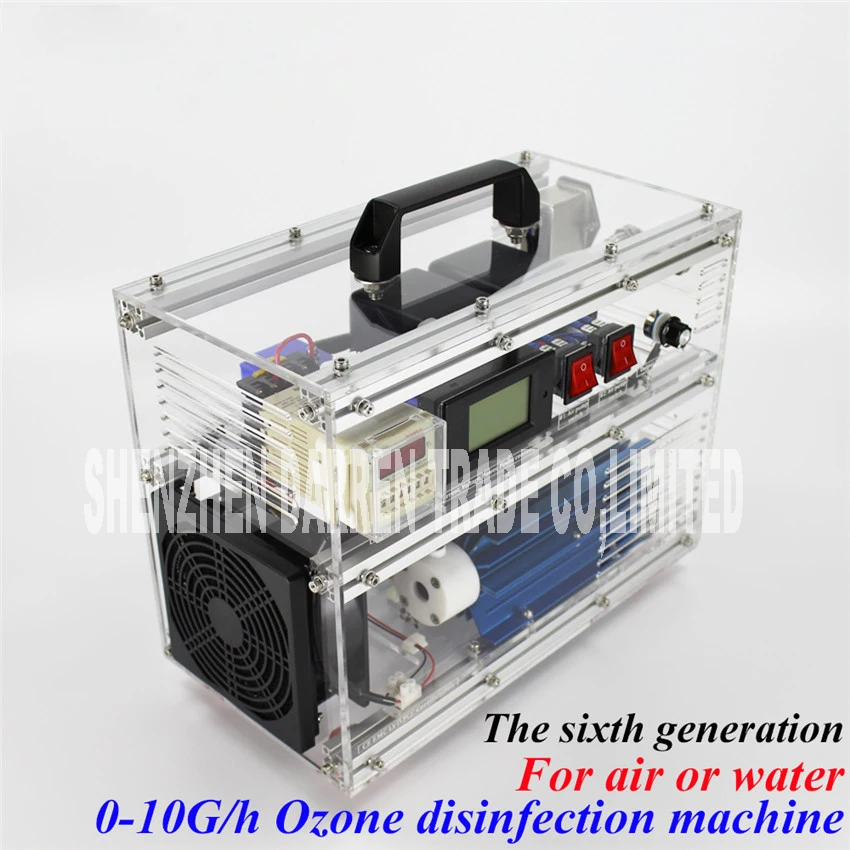 

2pcs BO-1030QY Ozone generator 0-10 g/h 10 gram generatore di ozono AC220V/AC110V Regolabile 10g ozono terapia macchina 30 L/min