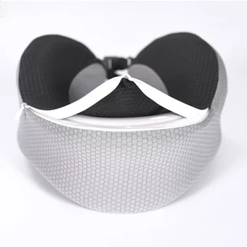 

Portable Adjustable U Shape Pillow Slow Rebound Memory Foam Office Travel Car Nap Neck Pillow #4