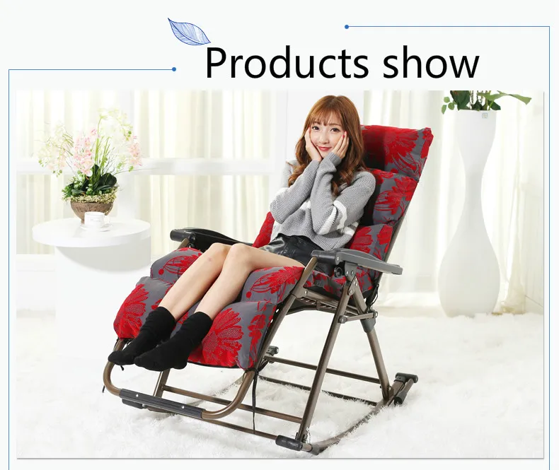 Excellent Promotion modern fashion high quality luxury leisure  folding rocking outdoor chair balcony chair  free shipping 9