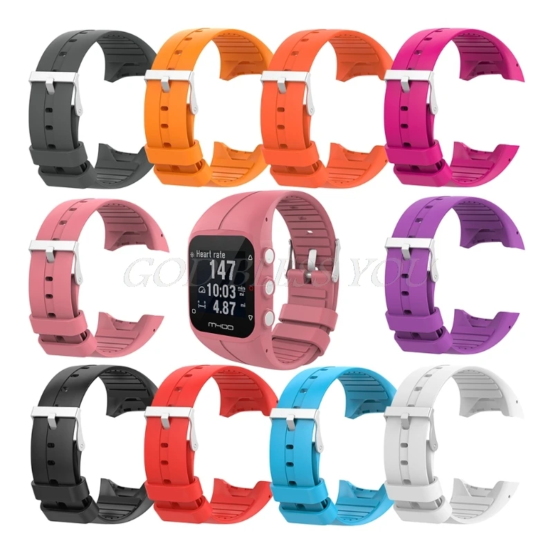 

Smart Watch Strap Silicone Watch Band Wristband Bracelet Replacement For Polar M400/M430 GPS Watch
