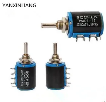 

2pcs WXD3-12 10K Ohm Multi-Turn Wirewound Potentiometer