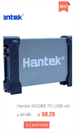 HantekDSO3254A 1GSa/s USB осциллографы 4 канала 250 МГц пк хранения генератор сигналов 16 каналов логический анализатор тестер формы волны