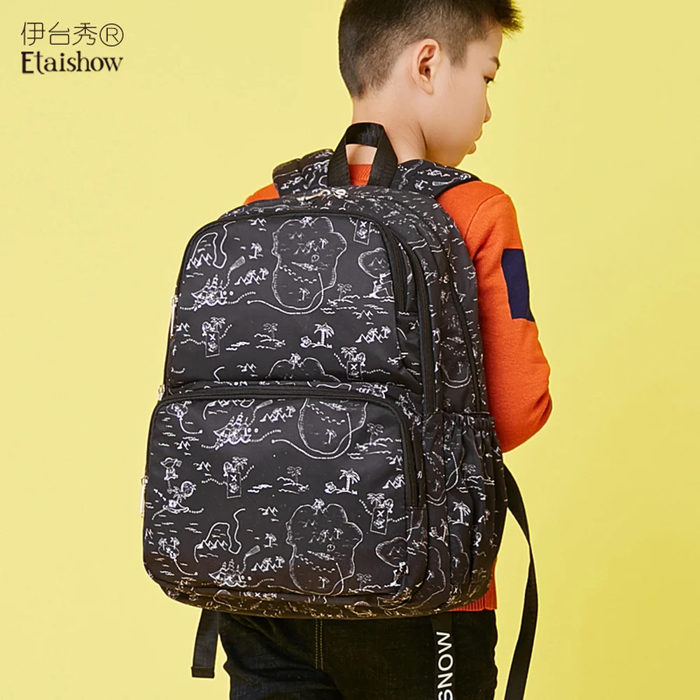 

Waterproof Backpack Composite Print Backpack Korean College Backpack