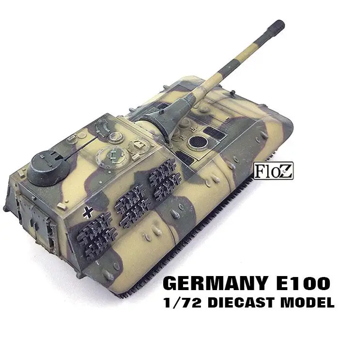 WWII Panzer Германия E100 супер-тяжелый танк 1/72 Готовая модель |