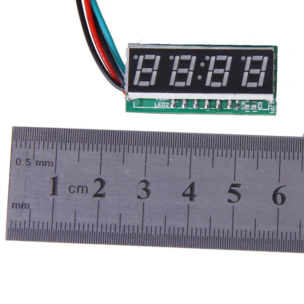 Adjustable Digital 24 Hours Car Motorcycle Clock DC 7-30V